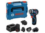 Schrauber GSR 12V-32 FC, 2x GBA 12V 2.0Ah, diverse Aufsätze, L-BOXX
