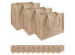 Jute-Handtaschen 50 Natur 26 x 22 x 14 cm 100% Tossa-Jute