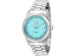 Invicta Specialty 51040 Damenuhr - Quarzwerk - Edelstahl Mit Blauem Zifferblatt - 36 Mm