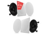 Pyle Deckenlautsprecher, Einbaulautsprecher, Deckenlautsprecher Bluetooth, 300W-