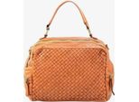 Handtaschen BZNA Bag Marie Cognac Italy Designer Damen Ledertasche Handtasche Schultertasche Tasche Shopper Neu