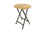 Stehtisch ZÜRich 78Cm Klappbar, Metall + Holz Lackiert