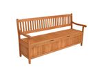Truhenbank Montego XXL 4-Sitzer, Eukalyptus GeöLt