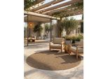 Teppich Outdoor Arlberg In Beige, In Jute-Optik, Aus Polypropylen, Ø 80 Cm