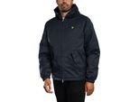 Lyle & Scott Wattierte Jacke Mit Kapuze Und ReißVerschluss, Blau