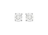 Luxenter Ohrringe Sterling Silber 925 Mit Rhodiniertem Brillant Zirkonia - Basic