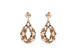 Luxenter Ohrringe Mit Mehrfarbigem Kristall 18K Goldfarben - Liodas
