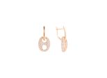 Luxenter Ohrringe Mit 18 Karat Gelbgold-Finish Und Funkelnden Zirkonia-Steinen – Memat