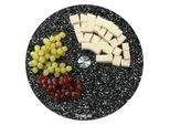 Servierplatte Drehbar 32 Cm Aus Glas Bruchsicher Rund