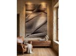 Teppich Kurzflor Aspen In Braun, Abstrakt, 140 X 200 Cm