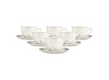 Seltmann Weiden Milchkaffeetassen Mit Untertassen Savona Provence 340 Ml 6Er Set