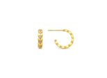Luxenter Ohrringe Mit GläNzendem 18K Gold Finish Zirkonia - Efla
