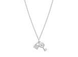 Luxenter Rhodium Plattierte Brillant Zirkonia Halskette - Diao