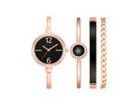 Anne Klein Geschenkset mit der Uhr AK/3290BKST