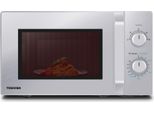 Toshiba Solo-Mikrowelle 20L MW2-MM20PF(SL), Freistehende Mikrowelle, 800W, 5 Lei
