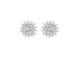 Luxenter Sterling Silber 925 Ohrringe Mit Rhodiniertem Brillant Zirkonia - Maliai