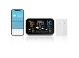 Brandson, Funk Wetterstation Mit Wlan & Farbdisplay, App & 2 AußEnsensoren, Nan