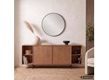 Sideboard Mango Massivholz 180Cm Anrichte Kommode 2 TüRen Holzkommode Handmade