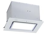 Klarstein Dunstabzugshaube Unterbau, Einbau-Dunstabzugshaube Flach mit Spülmaschinenfestem Aluminium-Fettfilter, 506m³/h Luftstrom, LEDs, Abzugshaube aus Stahl, Dunstabzugshaube ohne Abluftrohr