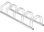 Famanu Fahrradständer für 5 Fahrräder - Silber