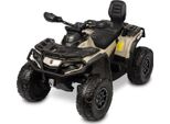 TOYZ, Elektroauto Kinder, Fahrzeug Kinder Outlander, Rutscherfahrzeug, Khaki