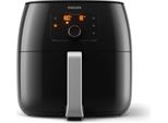 Philips Airfryer XXL Premium Heißluftfriteuse, 1.4 kg, LCD Display, Warmhaltefunktion, Schwarz (HD9650/90)