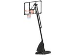 SPORTNOW Basketballständer 236–293 cm Basketballkorb mit Ständer, Rollen Stahl