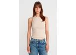 Baumwoll-Ripp-Crop-Cami