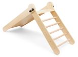 Kinderspielzeug - Große Holzrutsche mit Kletterleiter - Klappbar - Montessori Lernspielzeug - Für Kleinkinder 3–6 Jahre - Für den Innenbereich