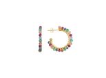 Luxenter Multicolour Kristall Ohrringe Aus 18K Gelbgold - Aiel