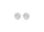 Luxenter Ohrringe, 925Er Sterlingsilber, Rhodiniert Und Mit GläNzenden Zirkonias Besetzt