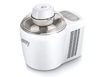 Eismaschine - CR4481 Eismaschine - Hausgemachtes Eis in 30 Minuten - 90 W - EU-Stecker - Weiß