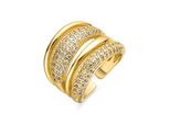 Luxenter Ring Mit GläNzendem 18K Gold Finish Zirkonia - Merima