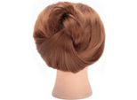 Kosmetik-Trainingskopf - Echt Haar-Trainingskopf mit Halter - Opleidingskopf für Kosmetiker