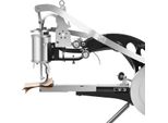 360° Einstellbare Manuell Leder Nähmaschine mit Nadeln, Leder Schuster Vertikale Handnähmaschine Schuh-Cobbler-Maschine SchuhmachernäHmaschine Einstellba Leder Handmaschine für Schuhe Taschen Kleidung