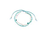 Luxenter-Armband, Athat Aus Metalllegierung Und Amazonit, 18K Vergoldet