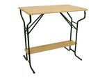 Stehtisch Bamberg 113Cm Klappbar, Metall + Holz Lackiert, Mit Fuss-StüTze