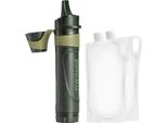 Tragbarer Wasserfilter, Outdoor-Überlebensausrüstung, Campingausrüstung, Transparente Tasche