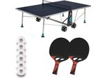 Cornilleau Tischtennis-Set 200X Outdoor, Blau