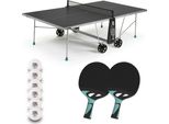 Cornilleau Tischtennis-Set 100X Outdoor, Grau