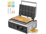 VEVOR Kommerzielles Waffeleisen 1550 W antihaftbeschichtetes Waffeleisen aus Ede