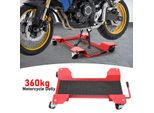 Motorrad-Dolly - Rangierhilfe für den Hauptständer - 360°-Lenkrollen - Maximale Traglast 360 kg - Für die Garage - Für Offroad-Motorräder und Roller