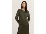 Bugatti Damen Pullover Rundhals Aus Wollmix