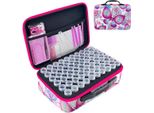 Kunststoff-Box für Diamond Painting, 120 Löcher für Schmuck und Zubehör
