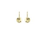 Luxenter Midnak-Ohrringe Aus 925Er Sterlingsilber Mit 18 Karat Gelbgold