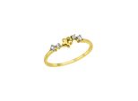 Fascination by Ellen K. Ring 375/- Gelbgold Bicolor Zirkonia