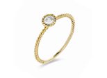 Luxenter Naadim 925 Sterling Silber Vergoldeter Ring