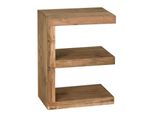 Wohnling WL1.450 Beistelltisch Mumbai Massivholz Akazie E Cube 30 Cm X 44 Cm X 60 Cm