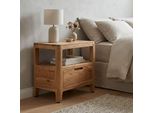 Nachttisch Massivholz Nachtkonsole Schublade NachtkäStchen Nachtschrank Modern