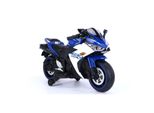 TPFLiving Elektro-Kindermotorrad Motorrad 888 blau - Kindermotorrad - Elektromotorrad - Stützräder